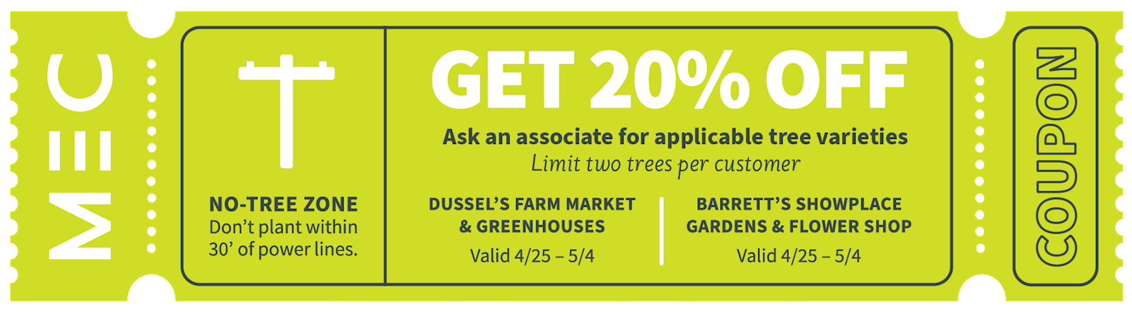 arbor day coupon 2025